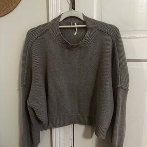 Free People East Street Cropped sweater